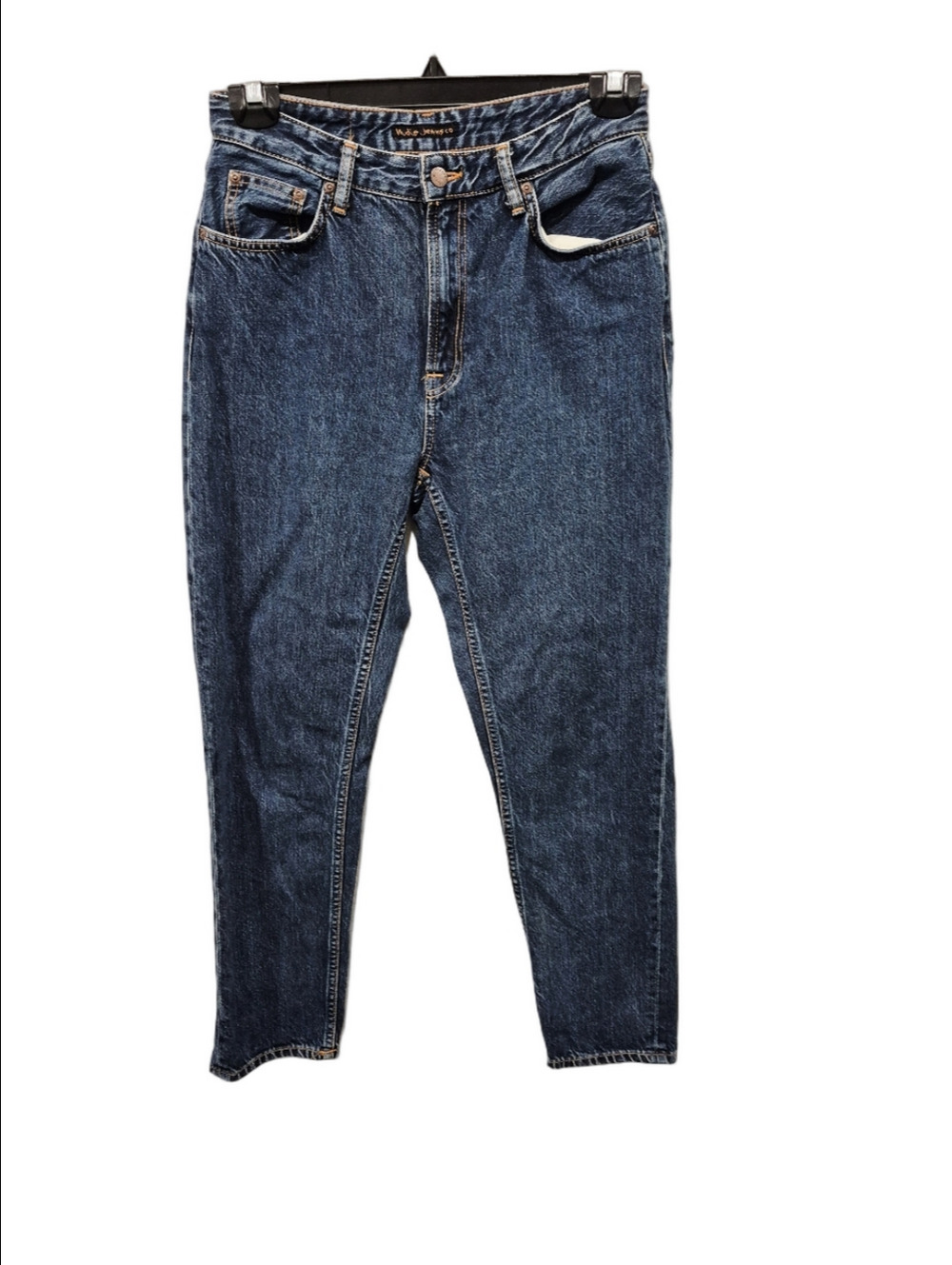 ​Nudie Jeans Breezy Britt Dark Stellar High Waisted Tapered Jeans 31x30